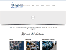 Tablet Screenshot of marinadelnettuno.it